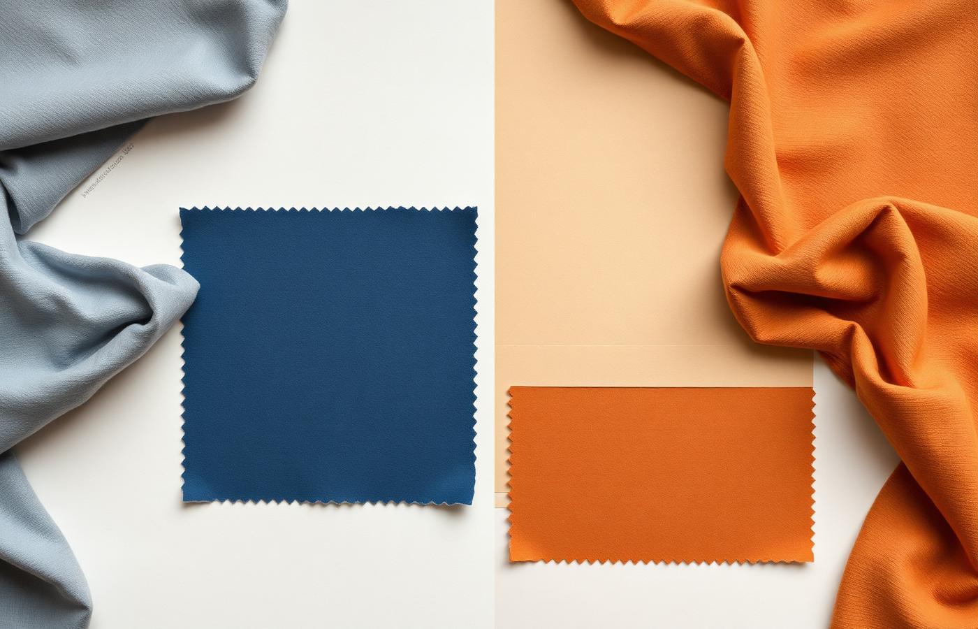 Cool and warm swatch families side by side — the first question a report answers