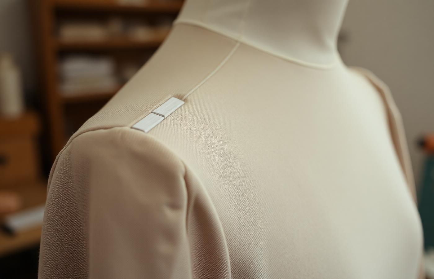The shoulder seam — the one line on a jacket that cannot be moved